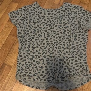 Cheetah print tee shirt